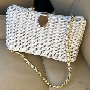 Vintage Emp Orr Wicker Clutch